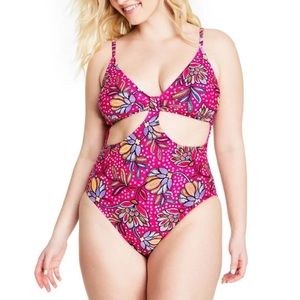 Tabitha Brown Cut Out Swimsuit (size L)